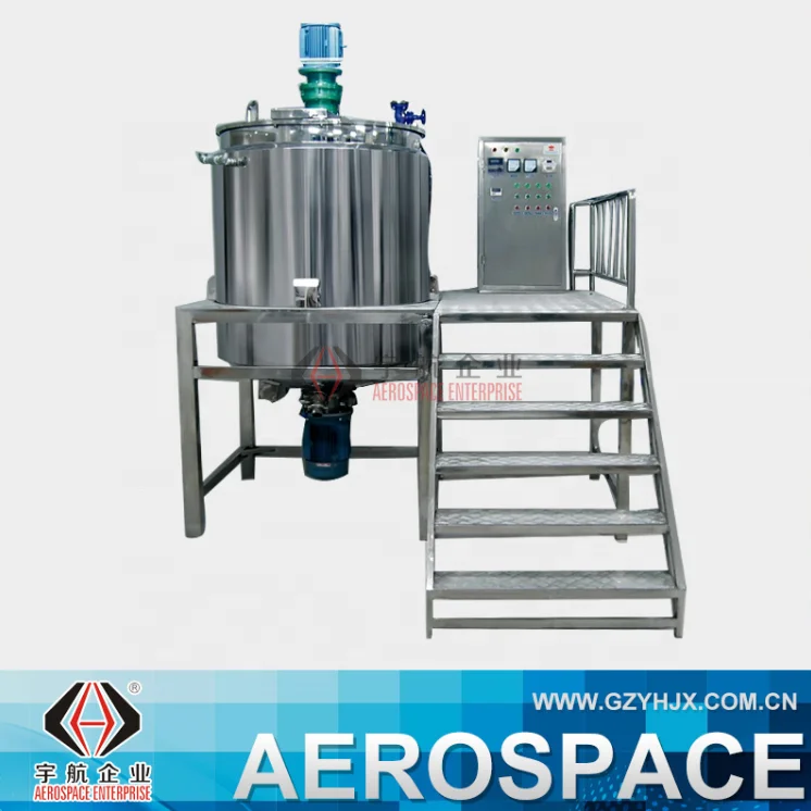 Cosmetic Homogenizer Chemical Mixing Tank Detergent Making Machine Dishwashing Liquid Mixer Soap Making Machine