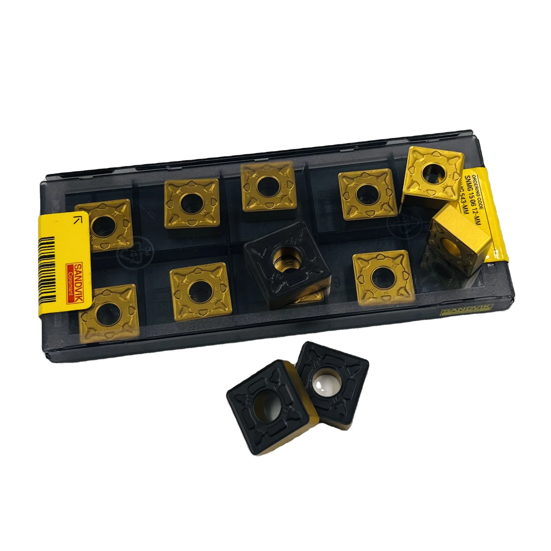 Sandviks 10 шт. TNMG160304-QM TNMG160308-QM режущие инструменты CNC токарные вставки