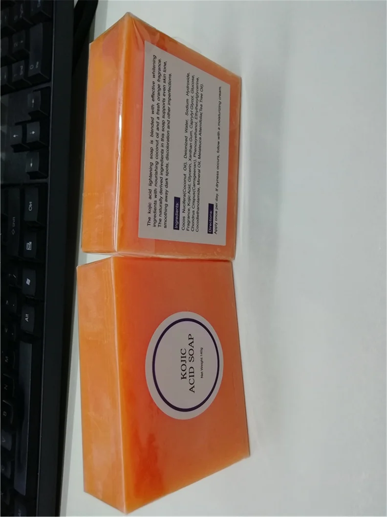 Kojic Acid Soap Skin Lighting Maximum Strength Organic Face Bath Toilet Soap Lemon Skin Lightening Kojic Acid Soap