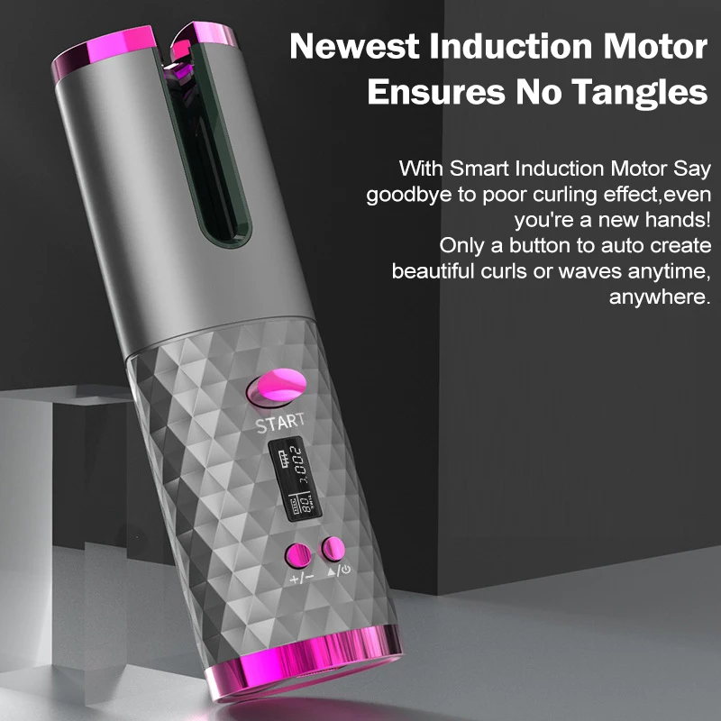 Automatic Curls Air Hair Curler Wand  Fast Heating Ceramic Rollers Electric Hair Styling Curling Iron
