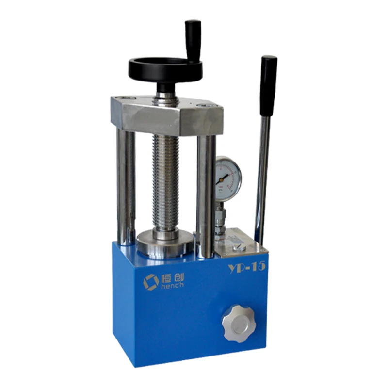 Laboratory 12T Manual Hydraulic Pellet Press Machine with digital gauge