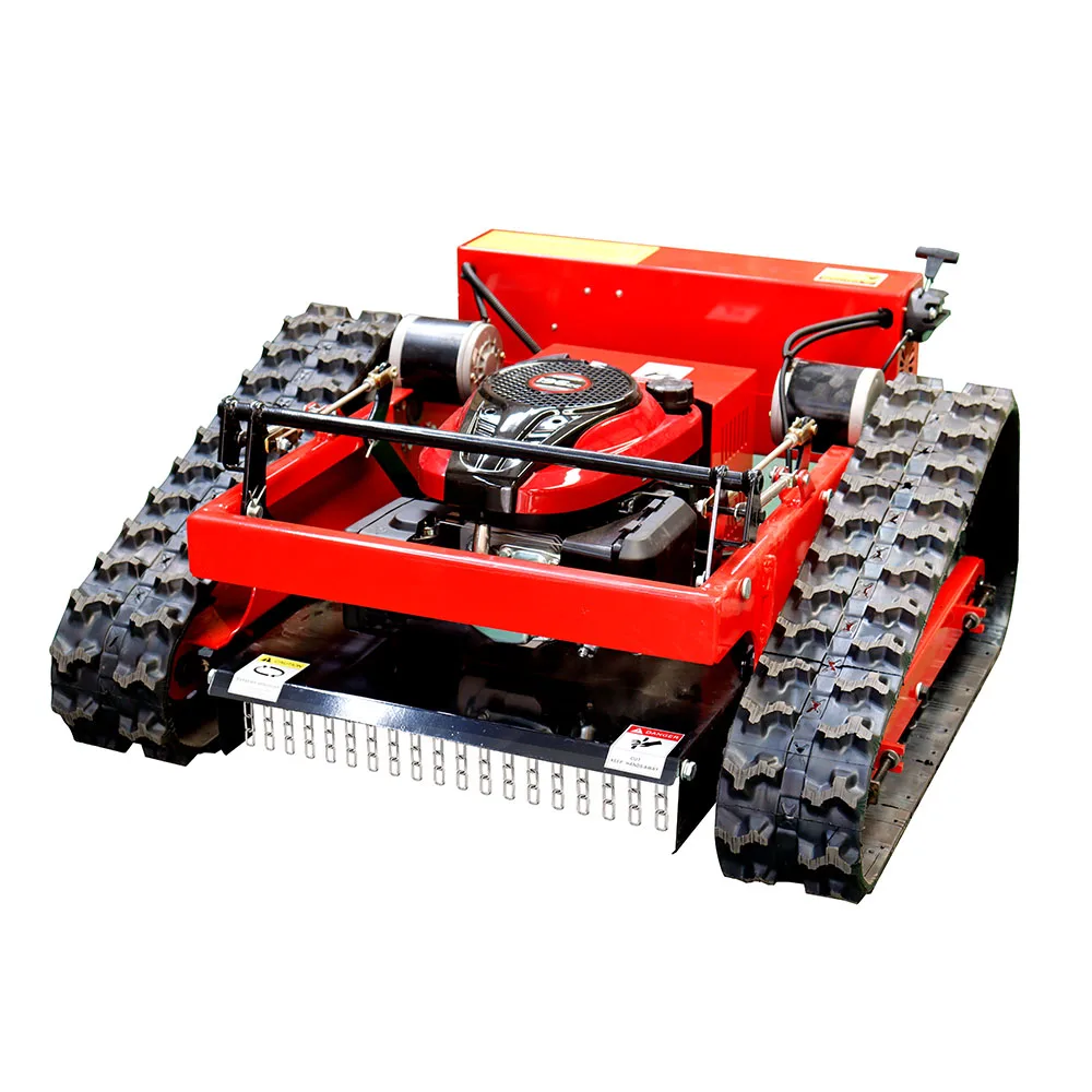 Full of Power HT 550 Remote Control Crawler Lawn Mower with Walking Speed 0-6 km/h Grass Cutter