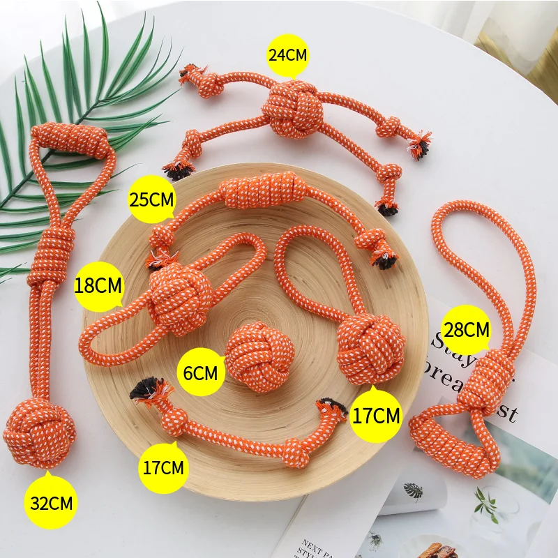 Hot Sale Durable Interactive Pet Products Dog Rope Toy Set Chew Dog Rope Toy Set