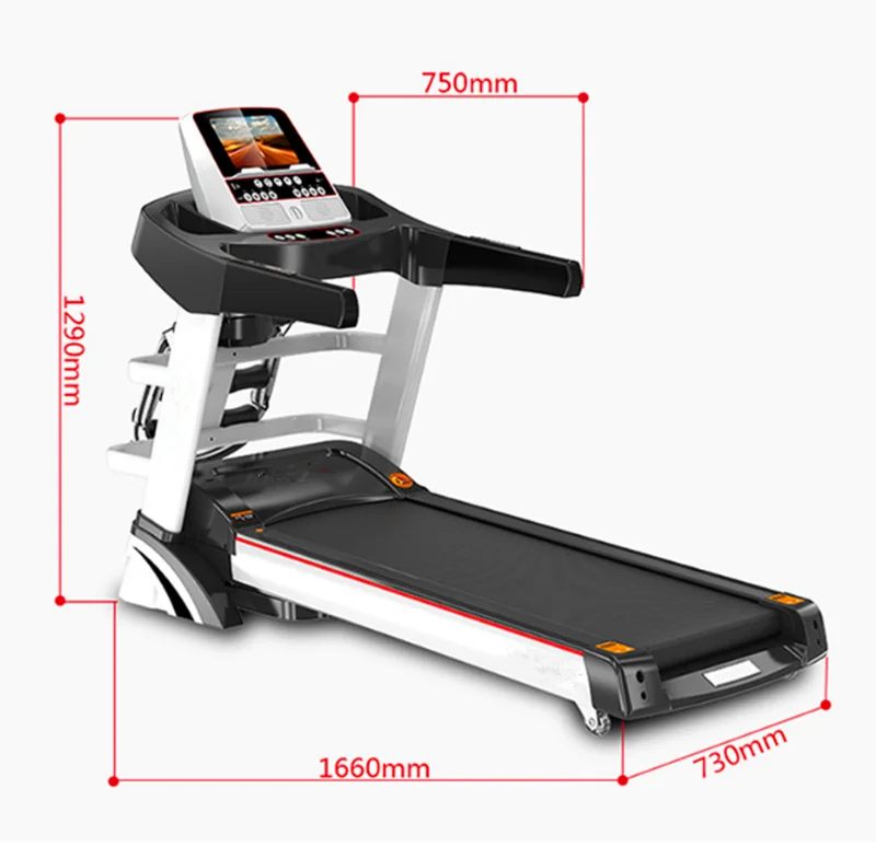 Home use exercise machine gym fitness Motorized wireless foldable treadmill
