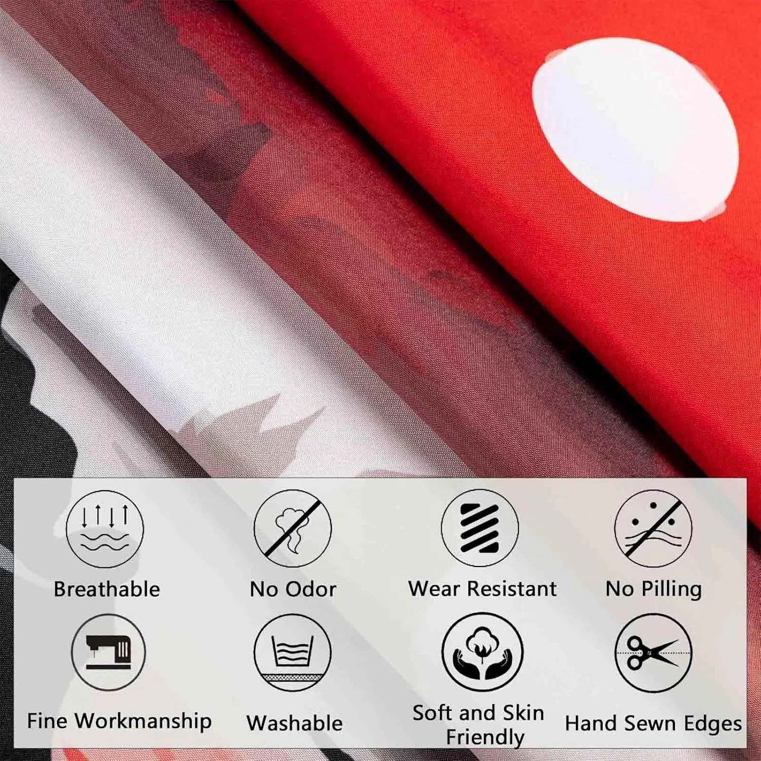 Custom Personalized  Anime Tapestry lack Forest Wall Decor Tapestry Wall Hanging Aesthetic Cool Red Sunrise Room Decor