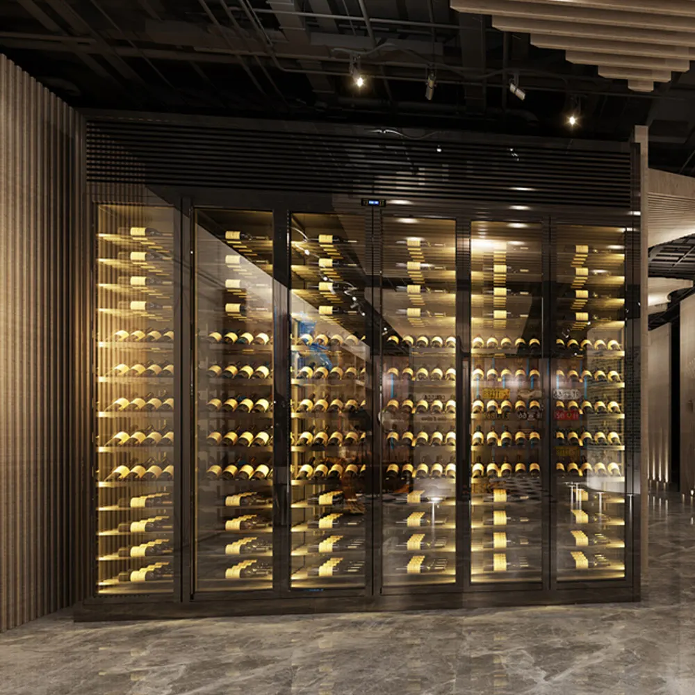 Keenhai customized stainless steel wholesale wine cooler build in wine cellar wine refrigerator
