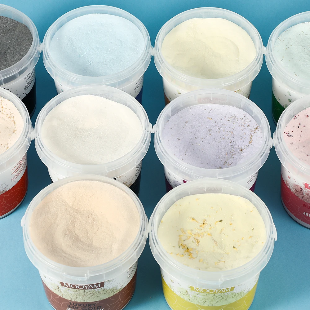 1L Face Jelly Mask Private Label Skin Calm Acne Reduction Hydrating Collagen Facial Bikini Jelly Mask Powder