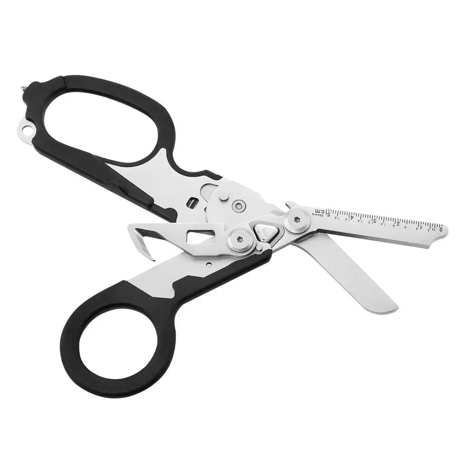 Multifunction Scissors First Aid Expert Tactical Folding Scissors Outdoor Survival Tool Combination Tools