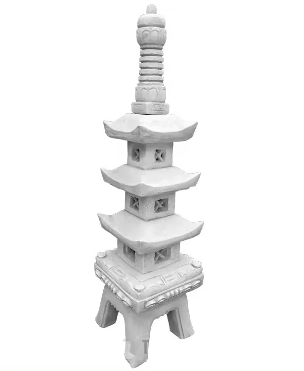 Shengye натуральный серый гранит пагода в японском стиле каменный фонарь на заказ Белый Черный Серый Гранит Открытый сад