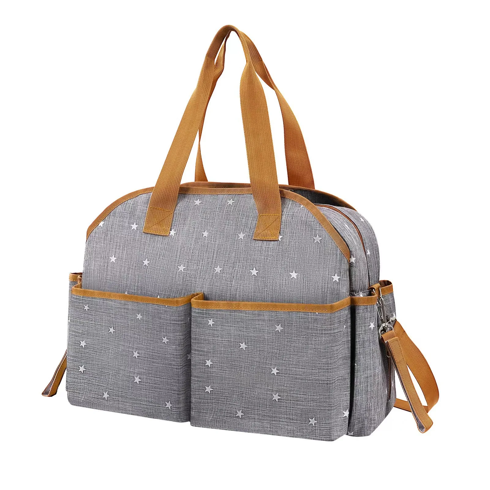 Luxurious Mommy Diaper Bag Waterproof Multi Use Travel Tote for Kids Premium Quality Versatile Family Trip Essential Carrier