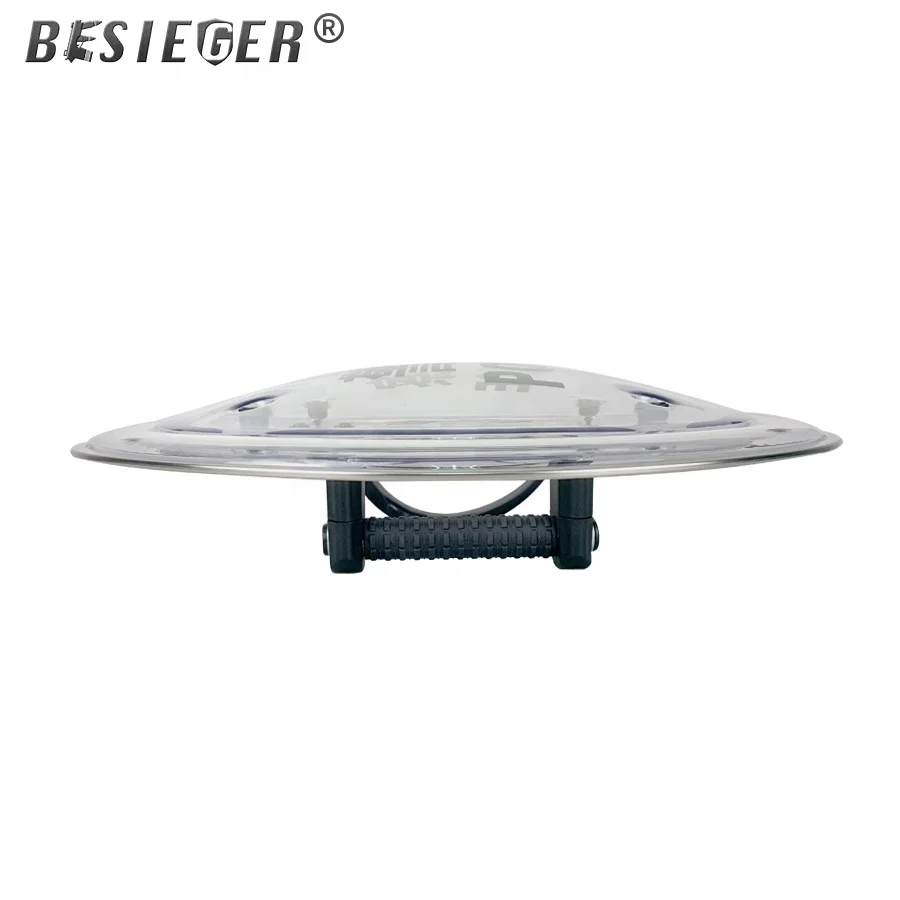 Hand held metal rimmed police riot shield PC polycarbonate reinforced 147j Joule high performance military riot shield