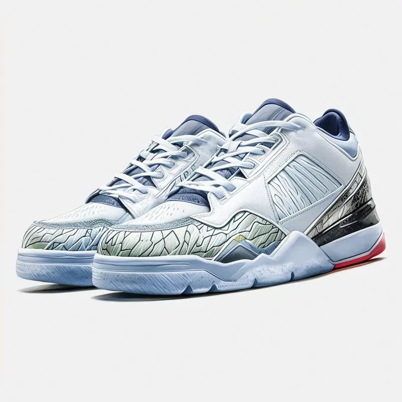 NAIKEWAY Custom LOGO basketball sports shoes men original design OEM retro outdoor actual combat basketball style shoes