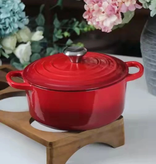 Cheap top quality cast iron le creuset casserole cookware cast iron manufacturer in China