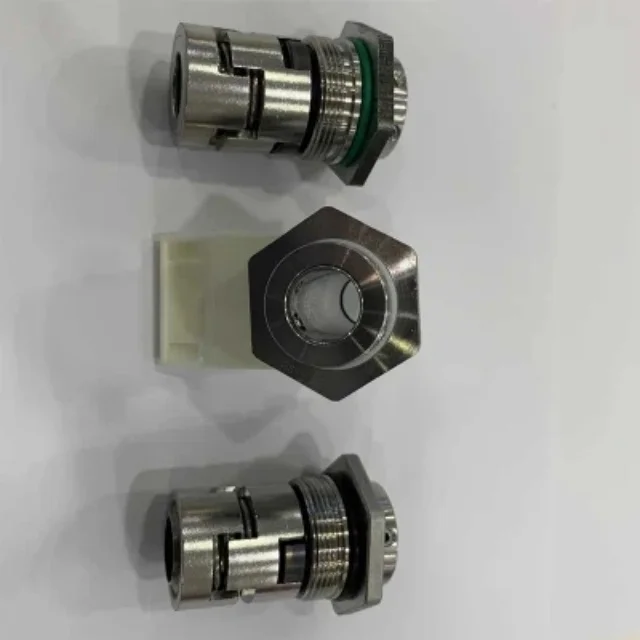 Pump barrel type mechanical seal alloy silicon carbide fluorine rubber corrugated pipe shaft seal