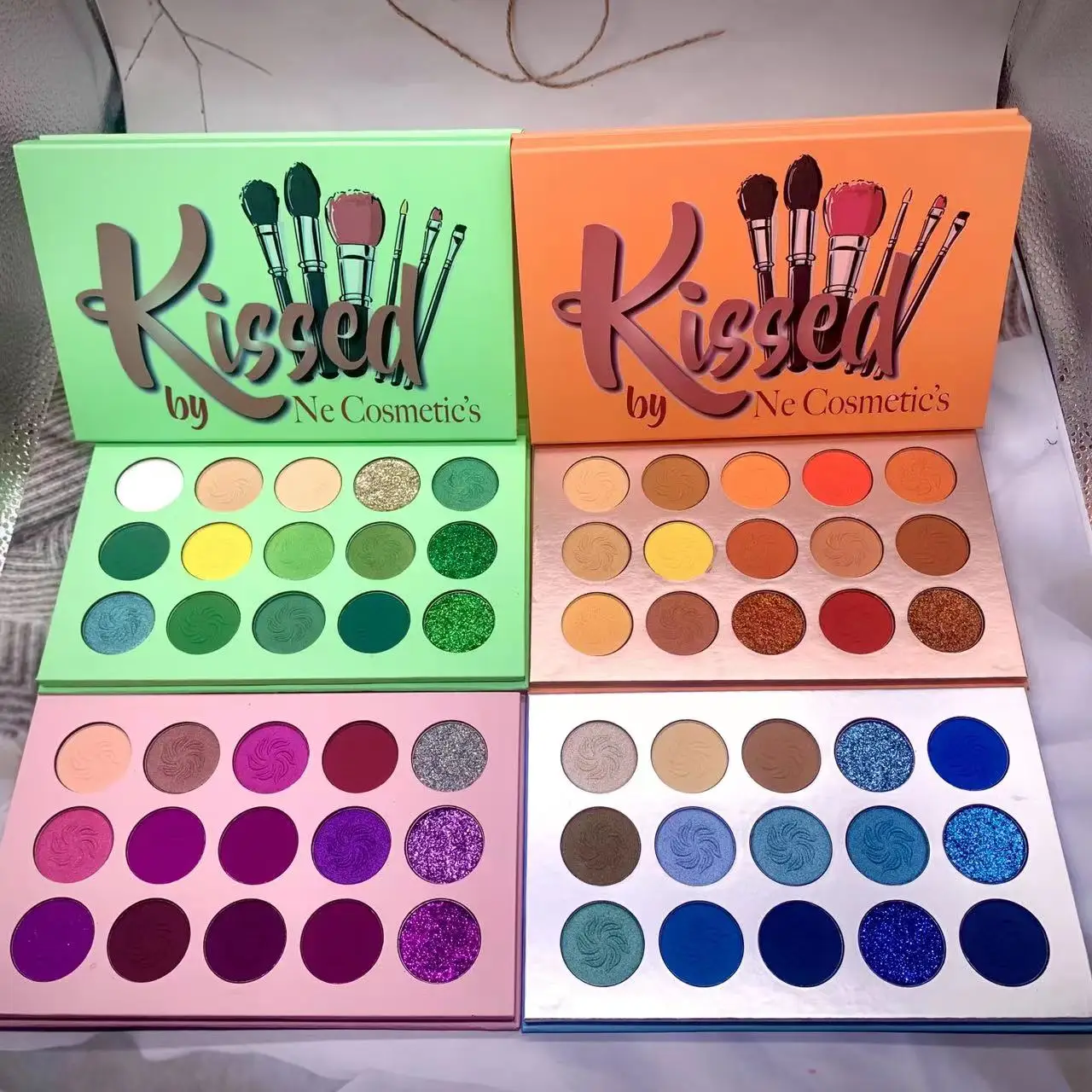 35 Color Vegan Mineral Eye Shadow Makeup Matte Shimmer Cosmetic Glitter Private Label Eyeshadow Palette