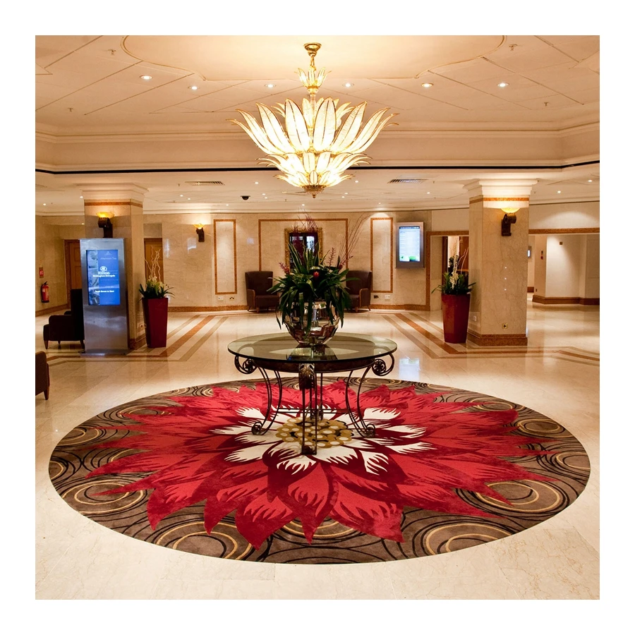 Low price customized hotels living and bedroom room carpets and rugs luxury big hotel hall carpet