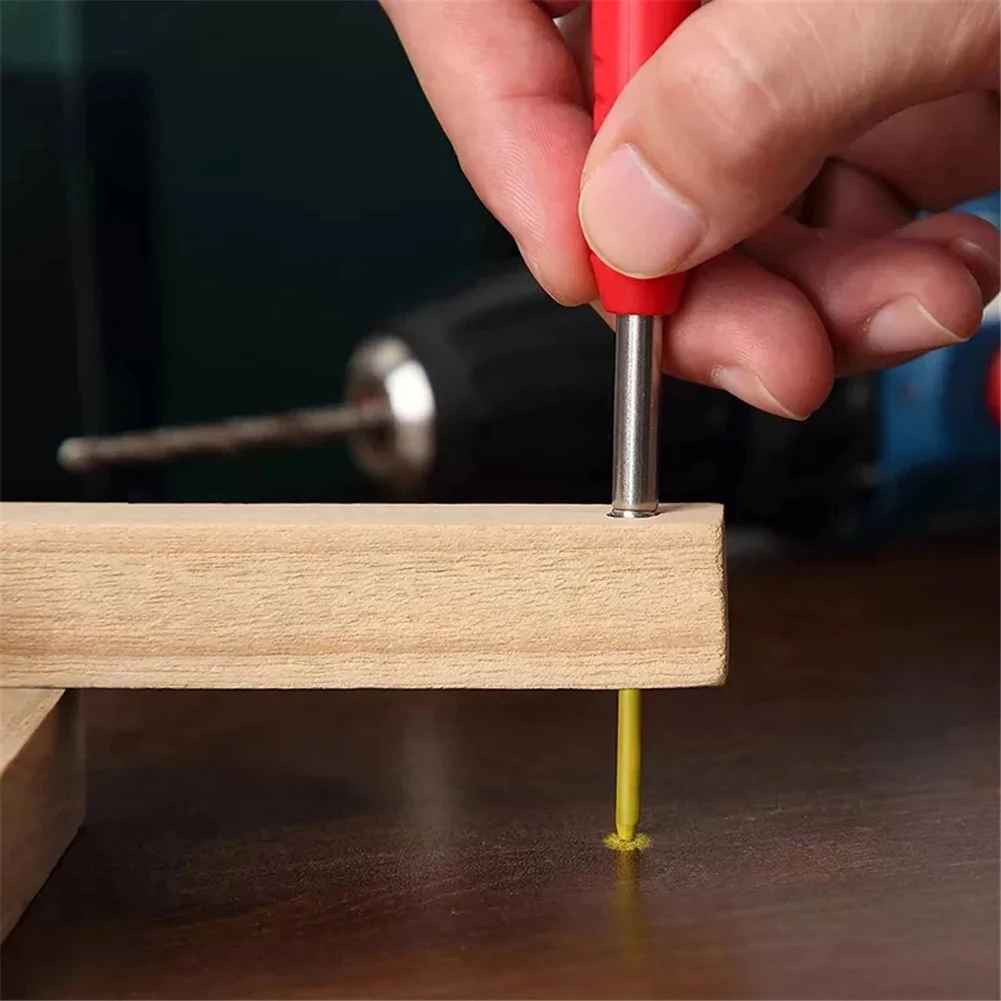 KEGRET Woodworking Tools Mechanical Pencil 3 Colors Refill Construction Job Tools Marking Scriber Solid Carpenter Pencil