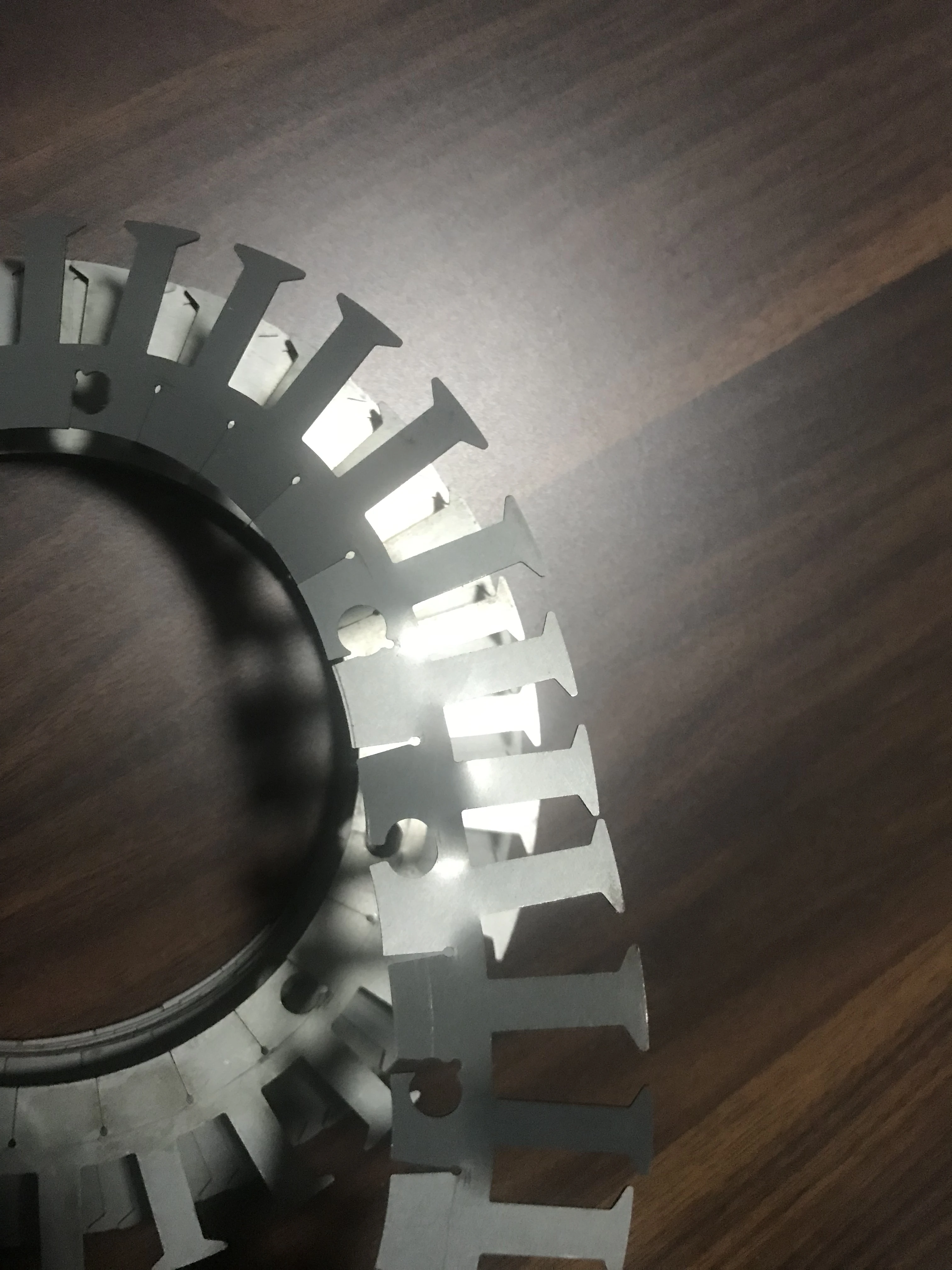 Automobile stator slinky spiral lamination winding  machine