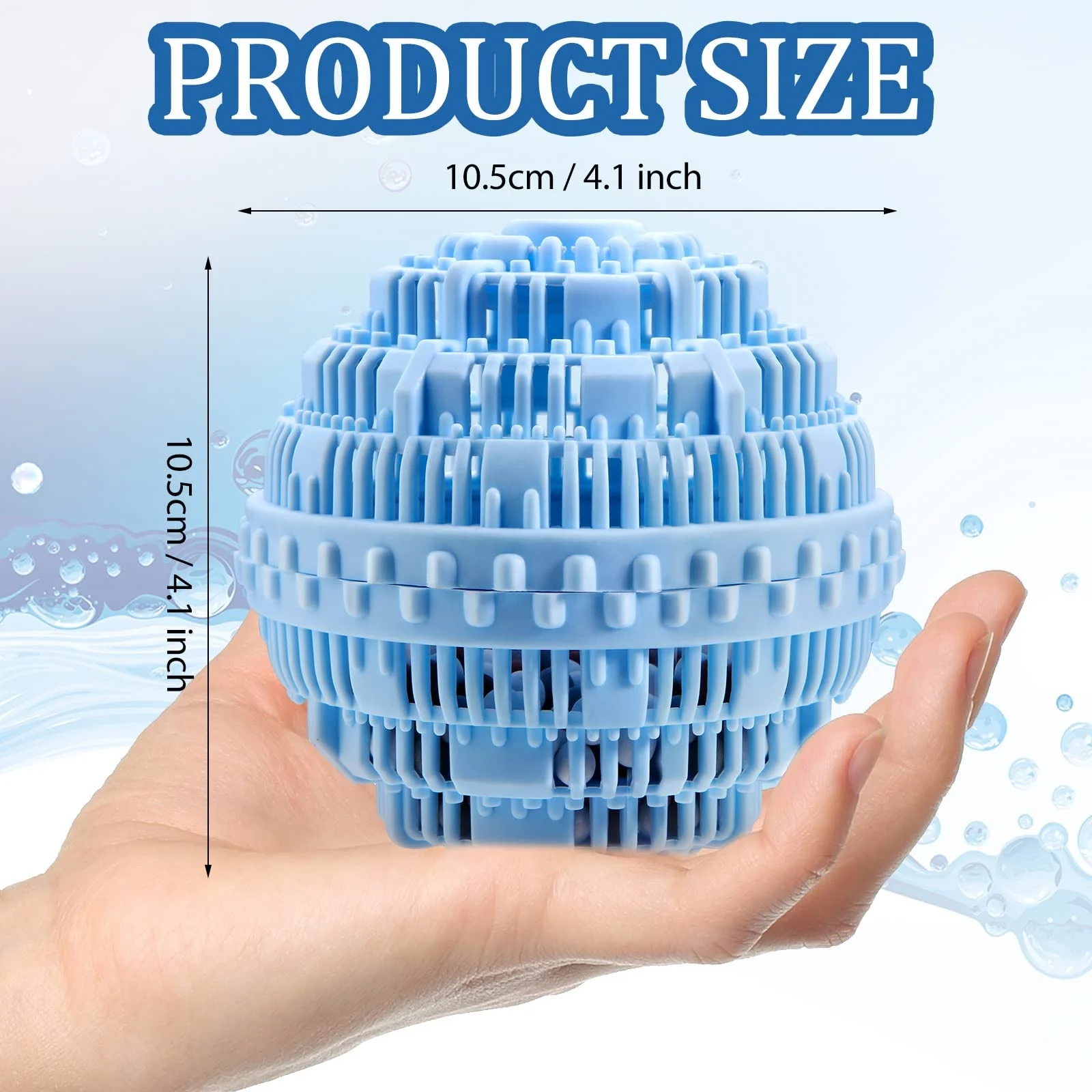 Perfect Alternative to Laundry Detergent Dryer Tumble Balls Reusable Laundry Balls Large Washing Cubes for Washing Machine