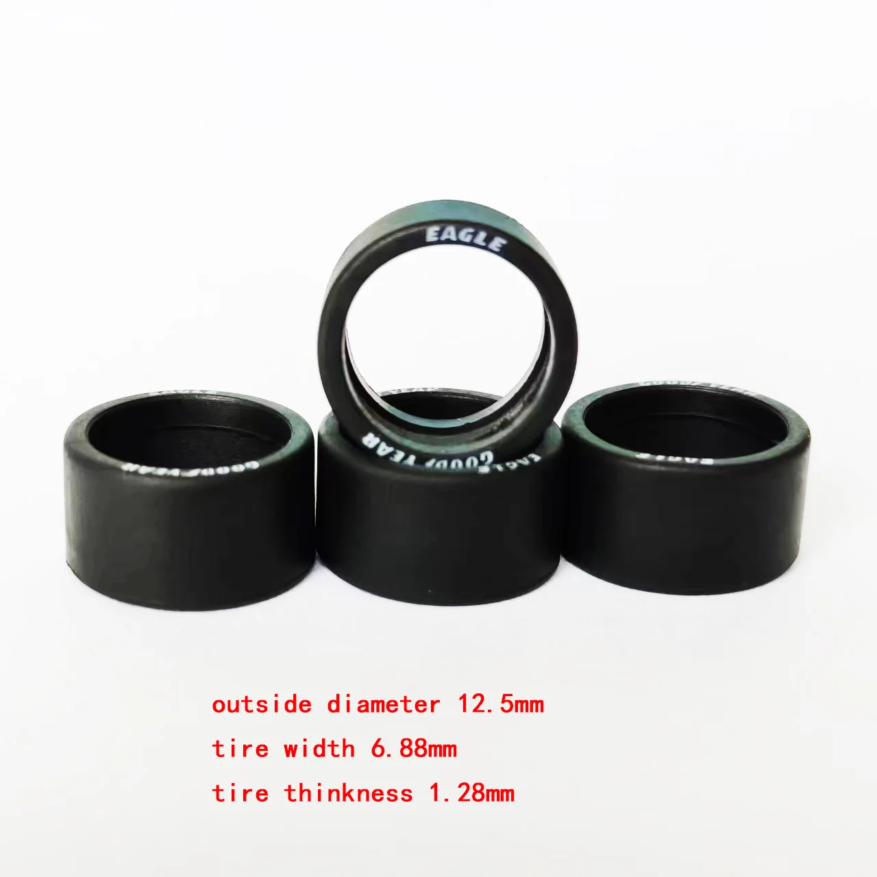 1/64 Rubber Tires 10.8mm/11mm/12.8mm/13mm/14.1mm/14.5mm/16.9mm for Hot Wheel/Matchbox/Domeka