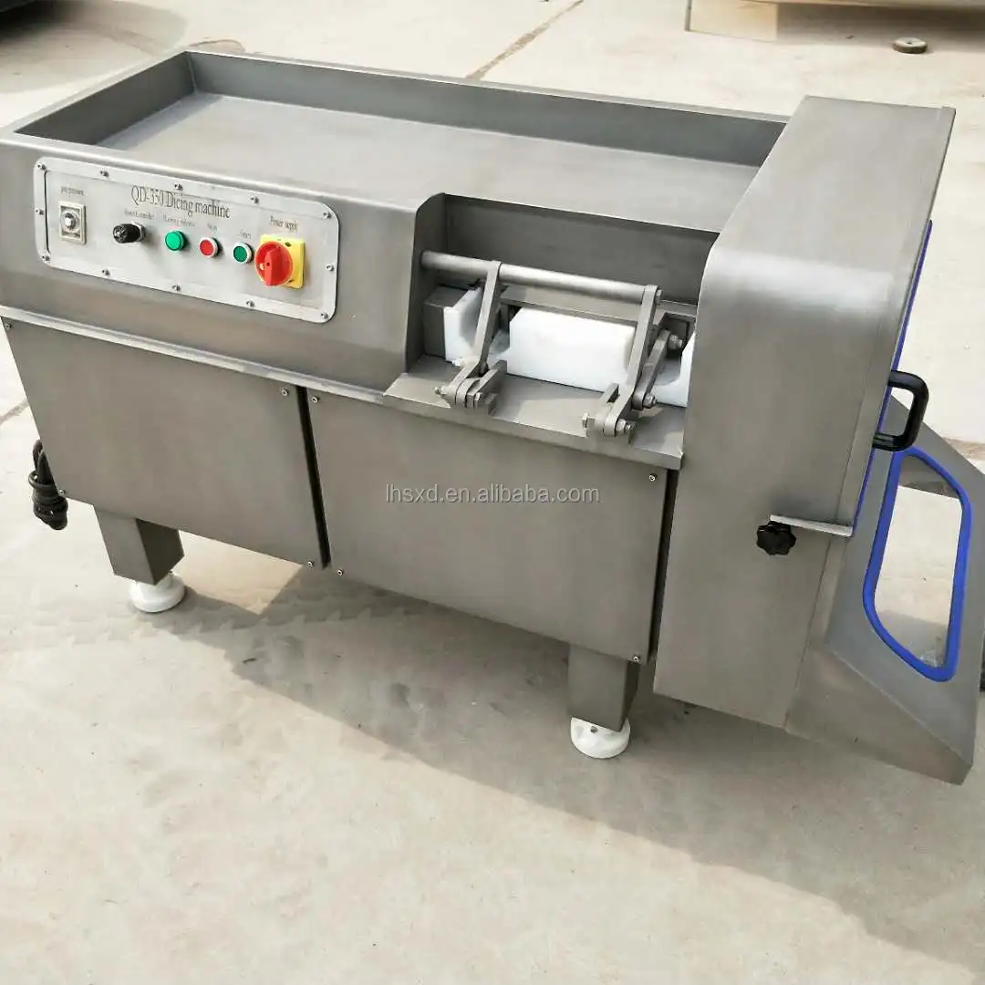Frozen Fish, Chicken, Beef Cube Dicing and Cutting Machine/Poultry Meat Cutting Machine