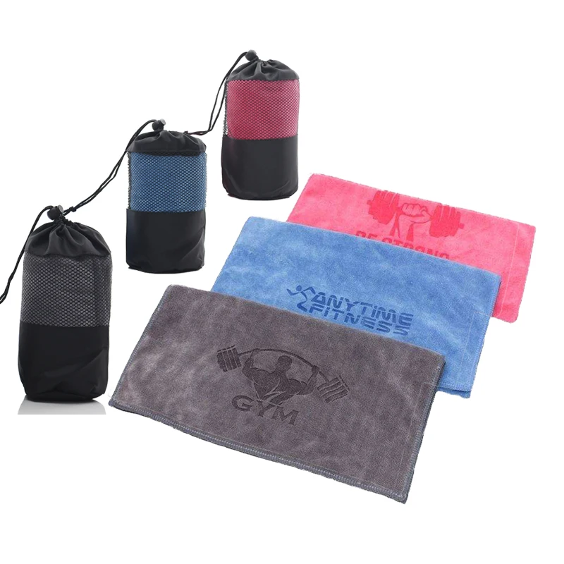 Support Small Order Custom Microfiber Sports Golf Fitness Outdoor Sports Sweat Towel Absorbent Quick Drying Microfiber Towel
