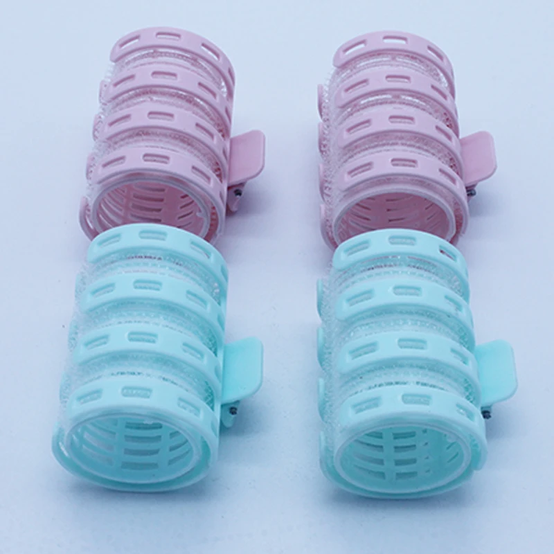 Clamps Styling Roller thermo-ceramic hair rollers telescopic roller hair sticking device plastic heat free hair curler