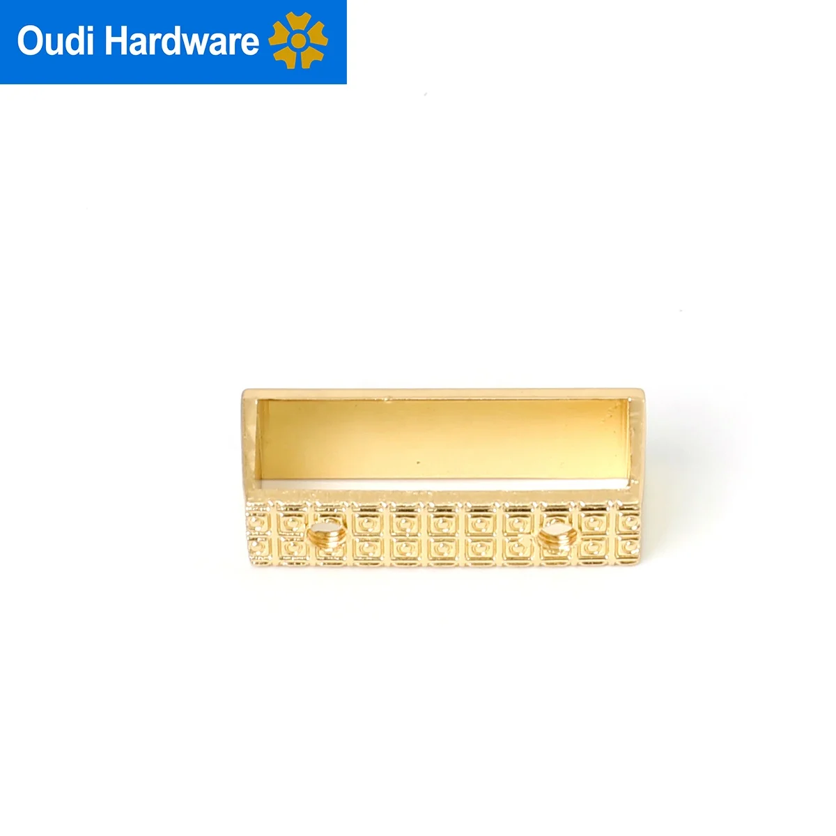 Bag Hollowed Decoration Buckle Belt Loop Customized Metal Belt Keeper D Ring Belt Accessories