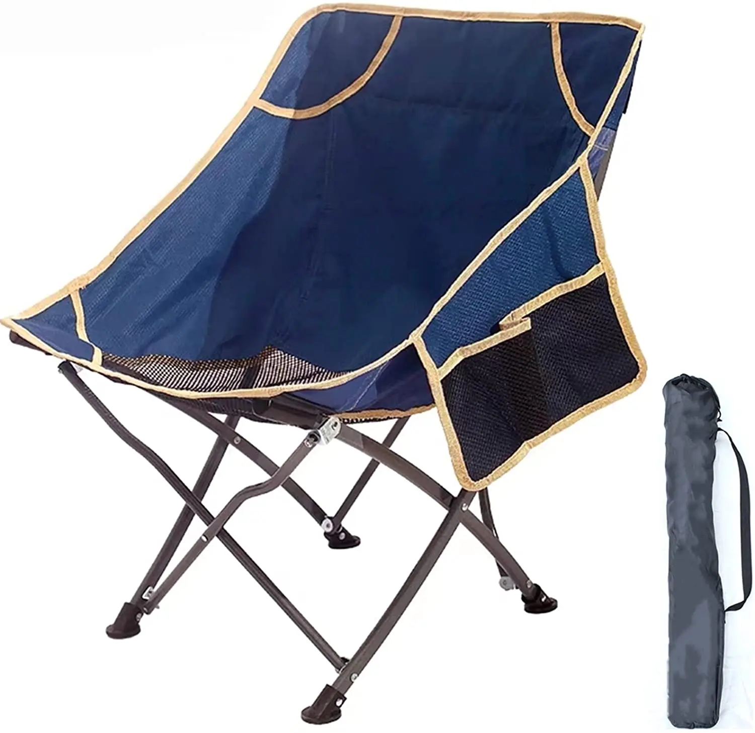 Folding Portable Lightweight Foldable Chair Camp Chairs Outdoor Moon Camping Chair