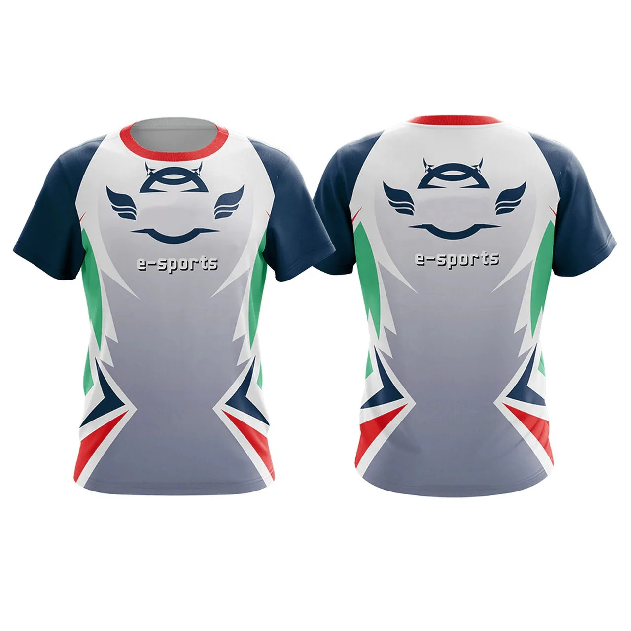 Customize Professional Color Black And White Esports Shirts And Jerseys For Esports Gaming