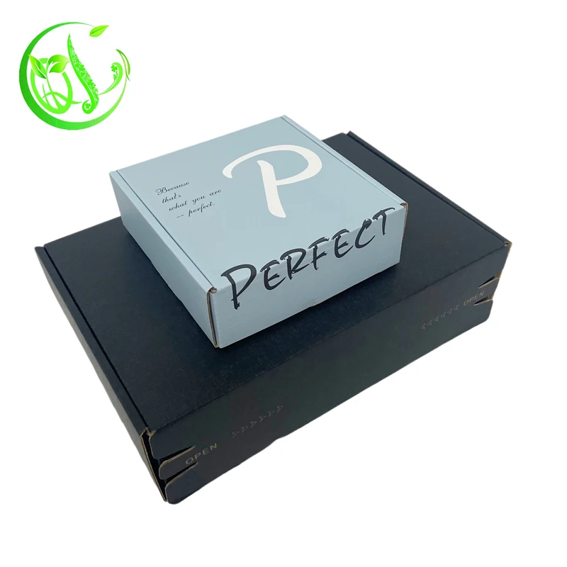 Recyclable paper boxes food kraft packaging cardboard gift boxes kraft paper folding paper colored aircraft box