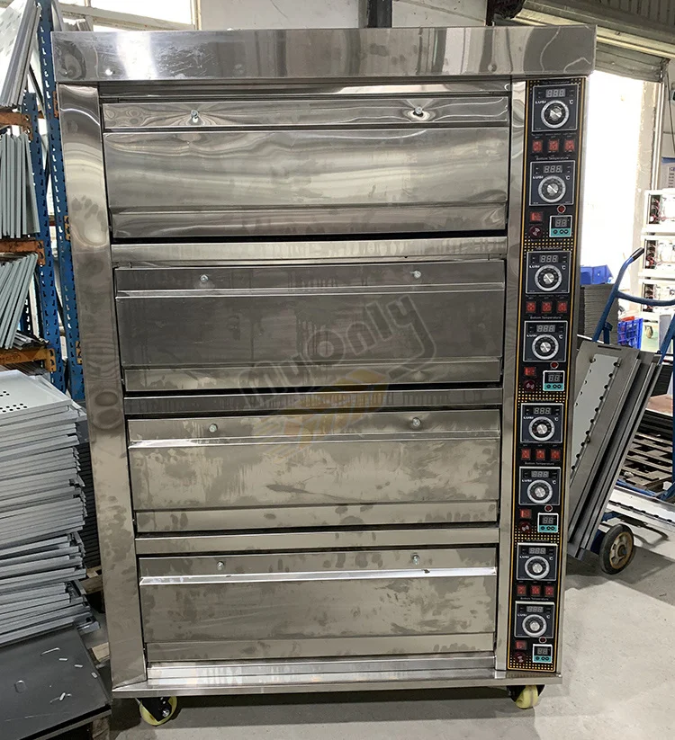 Horno De Pan Para Panaderia Industrial Confectionery Pizza Pastry Manufacturer Gas Cake Oven for Bakery