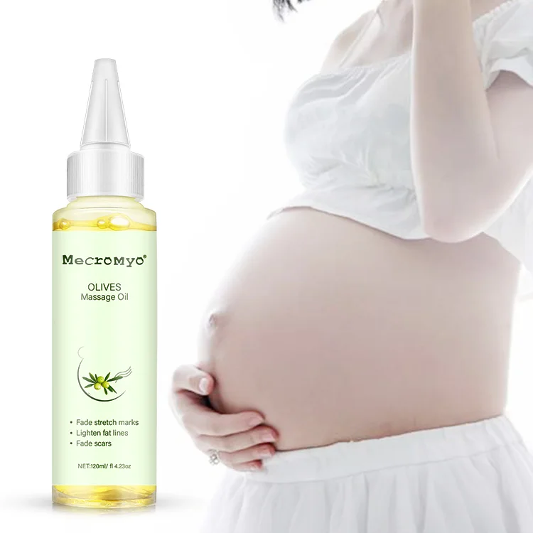 Private Label Olive oil Vegan Maternity Skin Care Body Scar Stretch Mark Removal Oil Stretch Mark Oil
