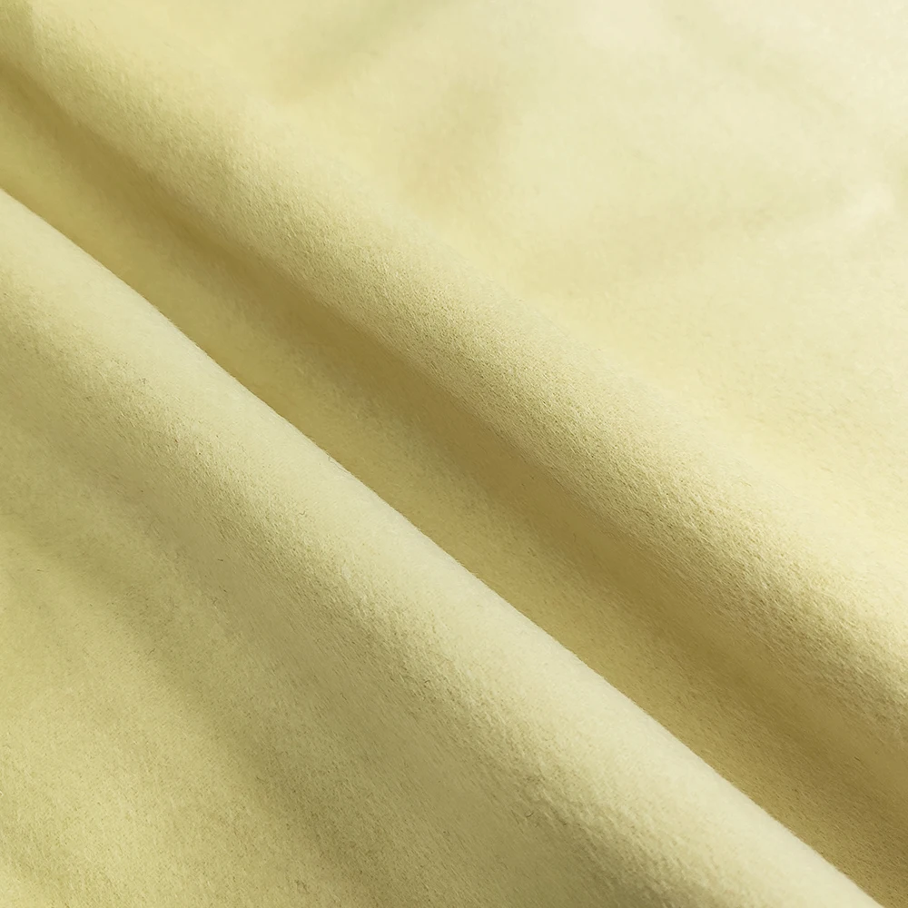 100% wool 830-850g/m double sided smooth wool coat fabric