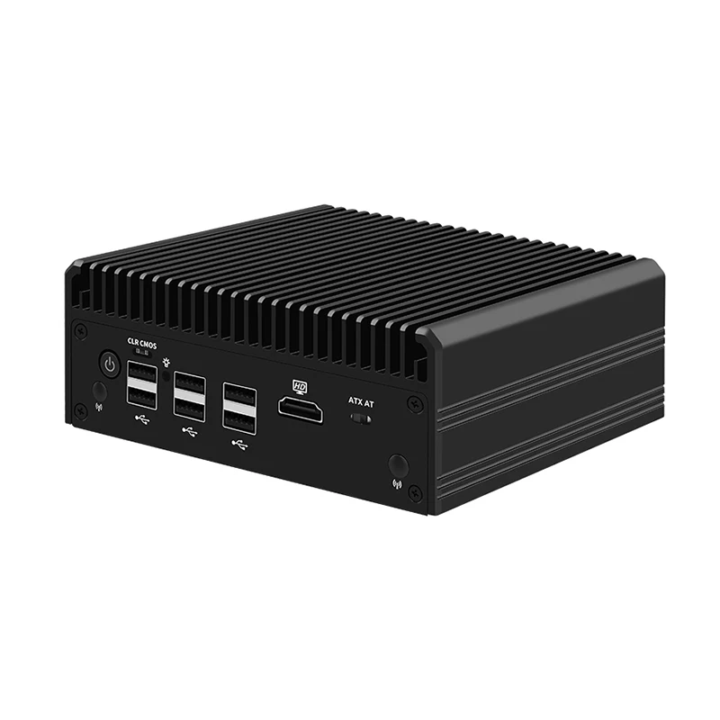 Новейший однотонный маршрутизатор межсетевого экрана In-tel i3 N305 N100 4 * i226-V 2 5 г безвентиляторный мини-ПК DDR4 PCIe3.0x4 MSATA HD + DP NAS pfSense Proxmox
