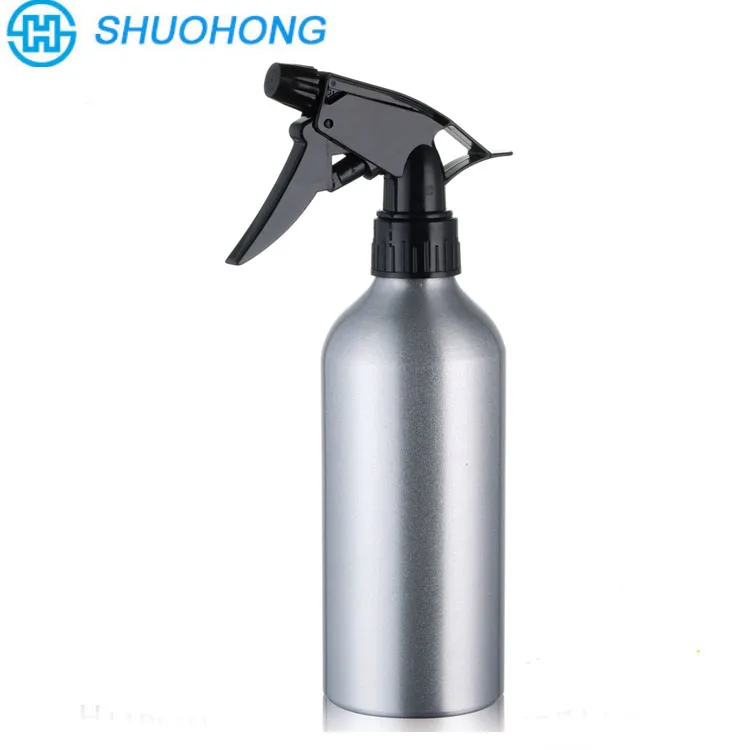 500ml Empty Aluminum Metal Refill Trigger Spray Bottle  Fine Mist Trigger Sprayer Gold Bottle