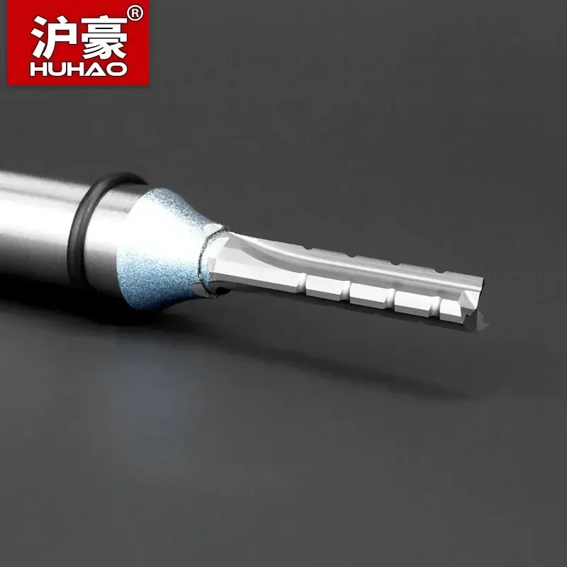 HUHAO TCT Straight Router Bit CNC Arden TCT 3 Flute Straight Milling Cutter Router Bits For Wood Slotting Woodworking 6949