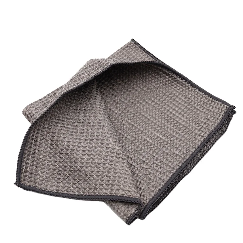 Waffle Weave Microfiber Sublimation Kitchen Cleaning Cloth Towel