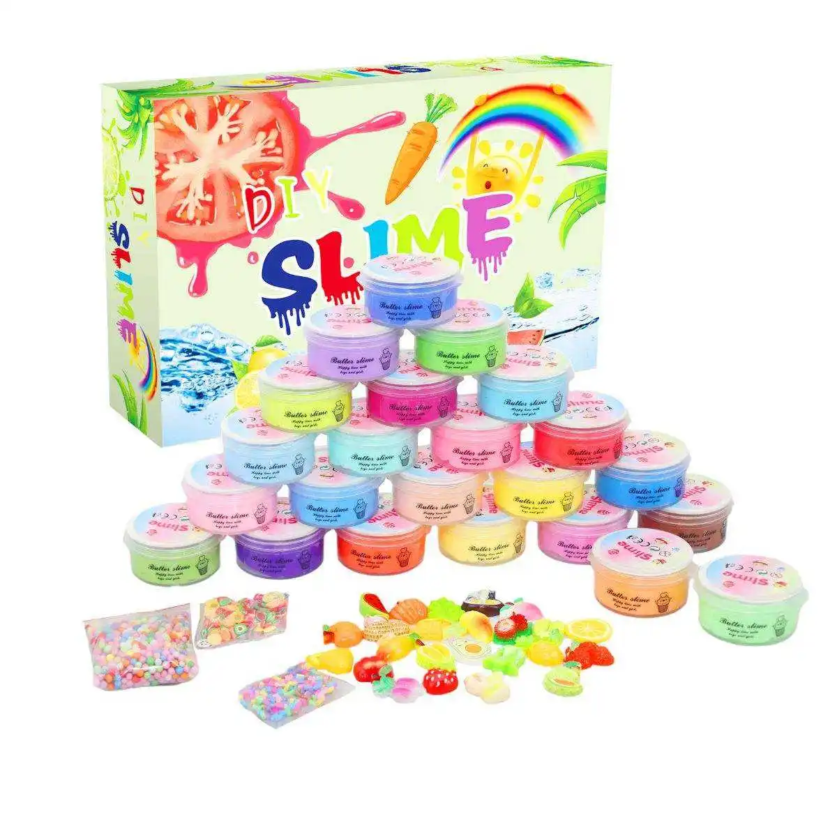 Factory Wholesale Cotton Clay Space Clay Translucent Odorless Crystal Clay