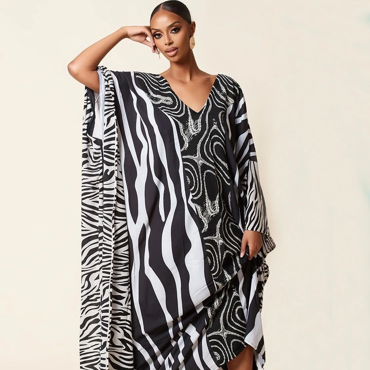 Kimono Beach Wholesale Women Beautiful Animal Print Tunics Robe De Plage Spa And Beach Kimono For Swimwear Cover
