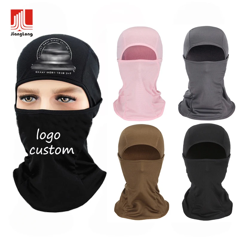 2022 wholesale customized polyester personalizada custom printing logo full face mask cycling outdoor motorcycle ski balaclava