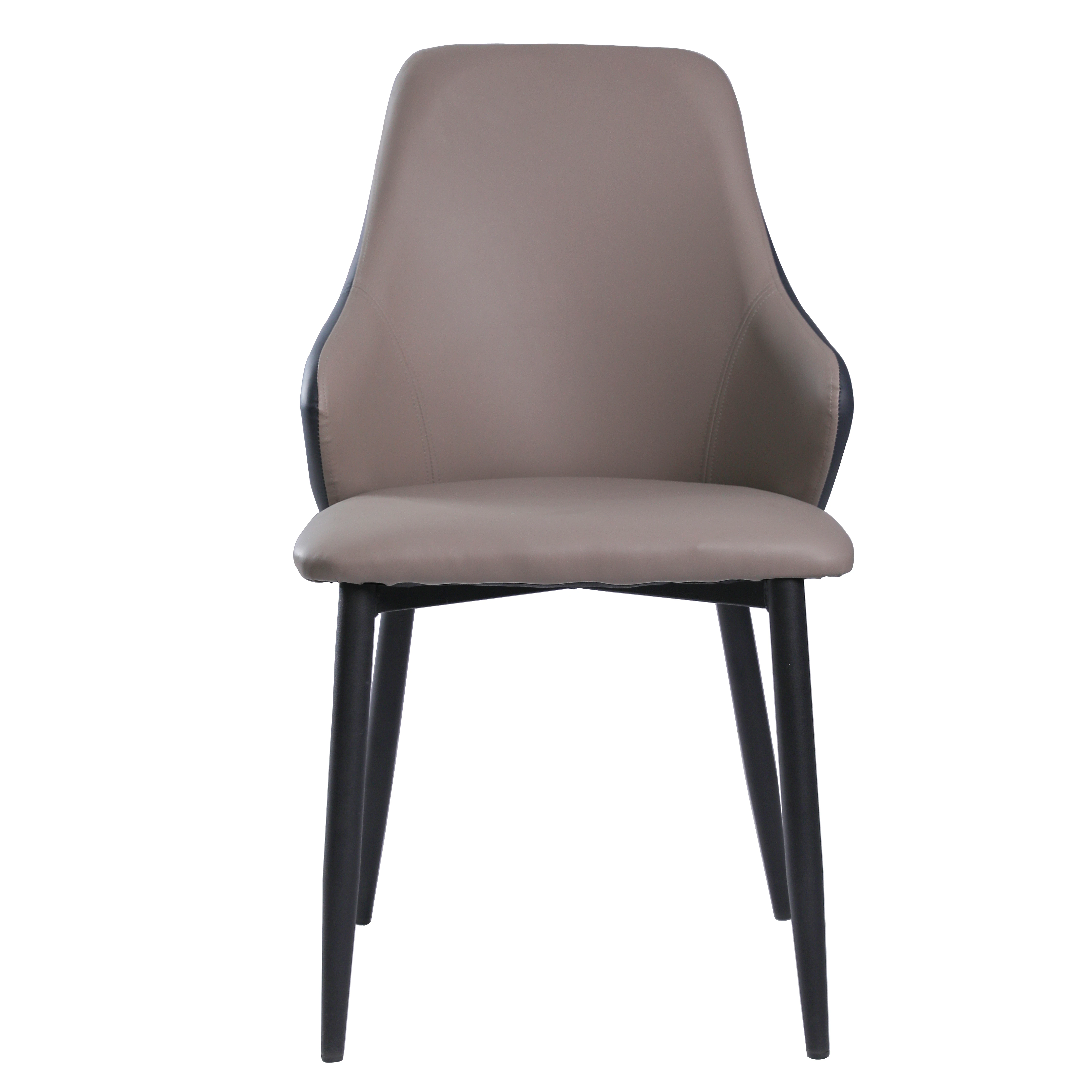 
Wholesale modern metal leather upholstered dining chair 