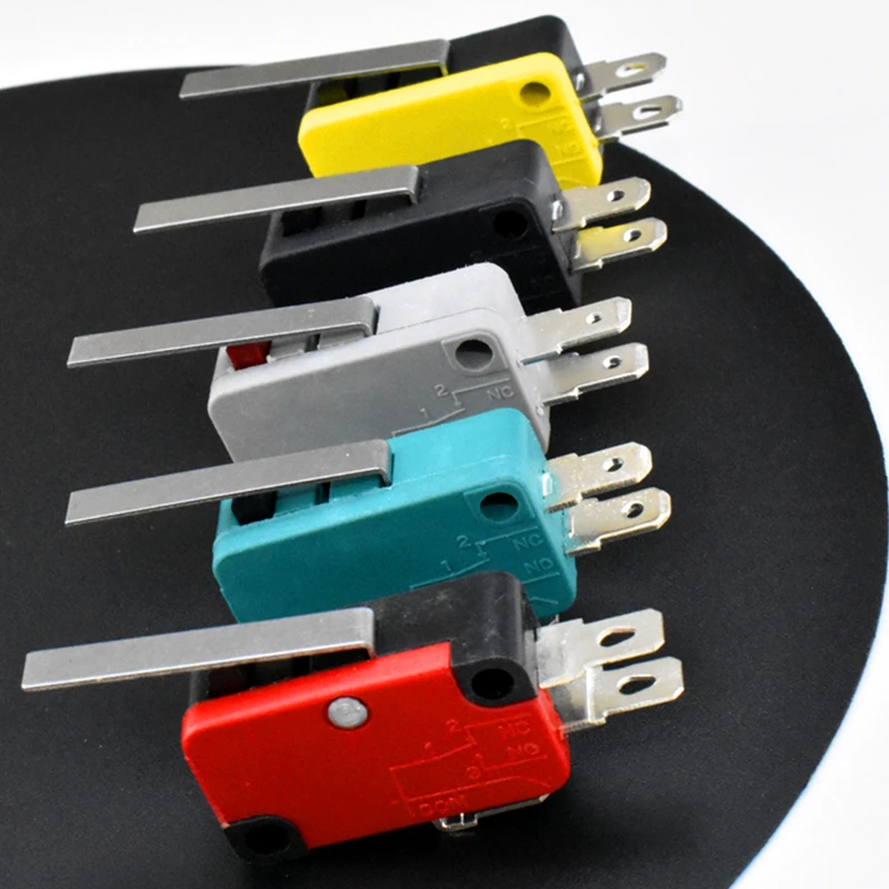 Custom Multi-Color PushButton Switch T125 Push-button Micro Switch PCB Power Push Button 1P 2P 3P 4P NC NO Switch