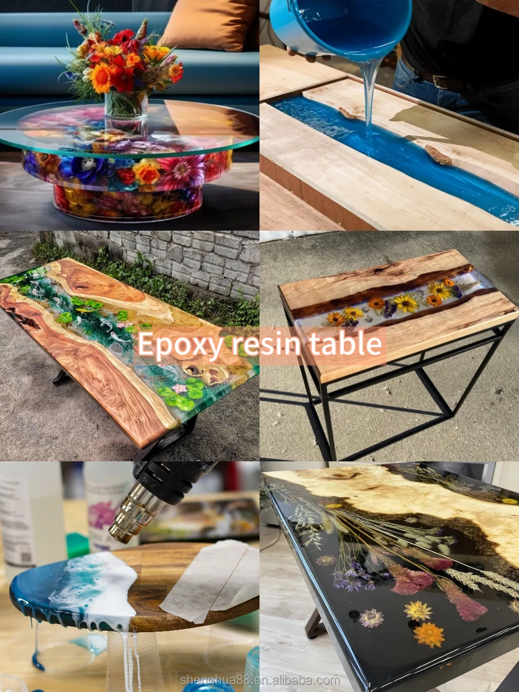 High Clear Epoxy Resin for Floor Coating Easy Mix 2:1 epoxy resin AB Epoxy Resin Liquid Raw Material Manufacturer