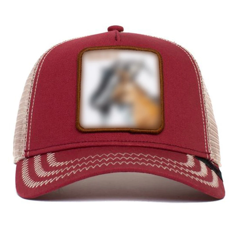 Wholesale Hip Hop Breathable Mesh Men Trucker Hat Duck Anime Cartoon Baseball Sports Caps Goo-rin Bros Caps