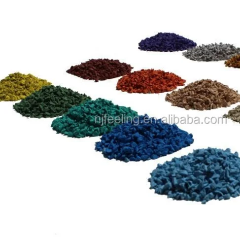 EPDM Rubber granules for synthetic flooring rubber playground FN P2412162