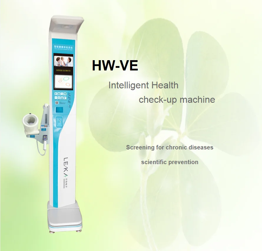Medical self service body health checking machine coin operated weight height body fat analyzer scale