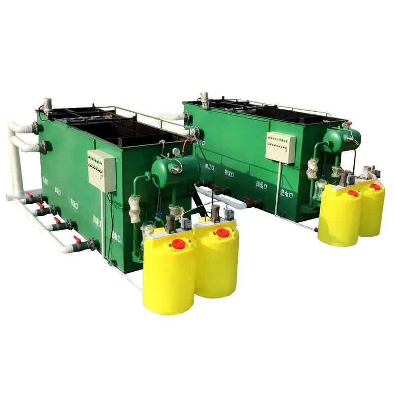Industrial sewage waste water treatment process used DAF clarifier device dissolved air flotation system machine with best price
