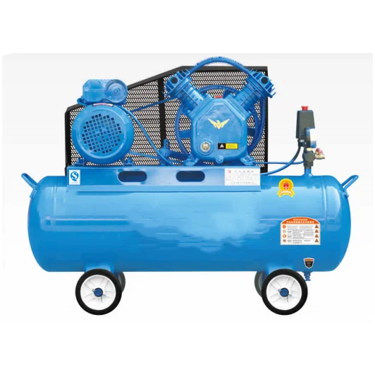 Factory Price High Precision Silent Air Compressor 8 Bar/12.5Bar 2.2kw 3kw 4kw 7.5kw Belt Driven Piston Air Compressor For Sale