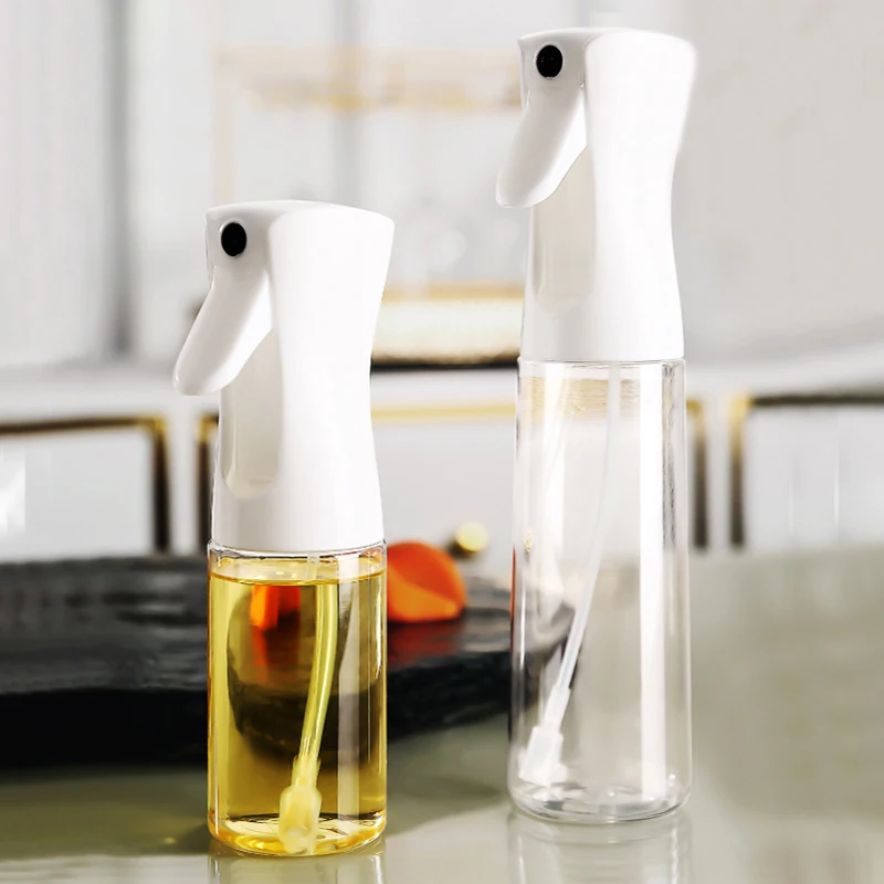 Wholesale Air Fryer BBQ Oil Mist Sprayer 200ML 300ML 500ML Plastic Olive Oil Dispenser Spray Bottle for Kitchen Cooking